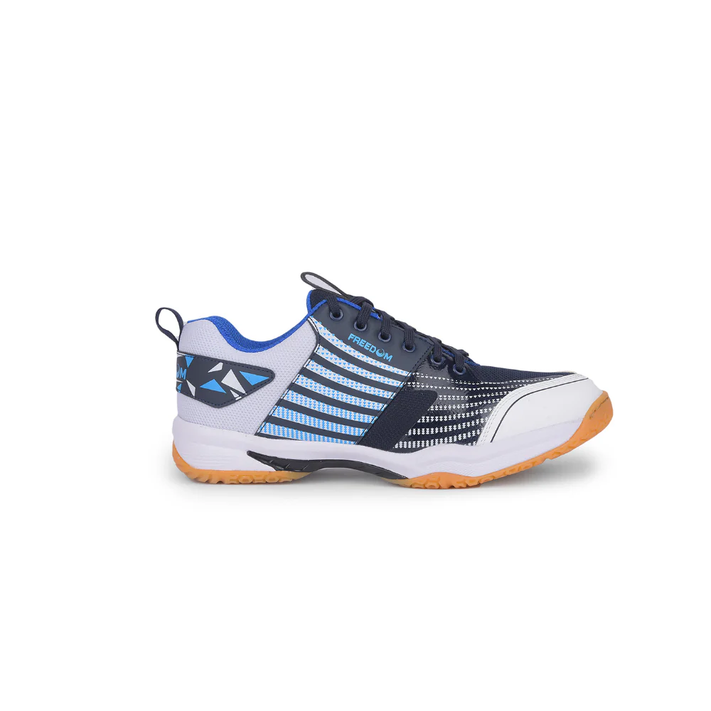 FREEDOM Sports Navy Blue Badminton & Pickleball Shoes For Men GRIPPER-02 By Liberty - Image 2