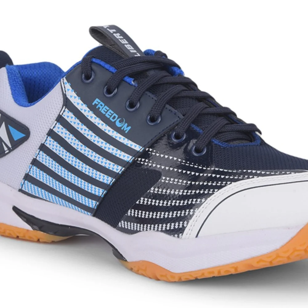 FREEDOM Sports Navy Blue Badminton & Pickleball Shoes For Men GRIPPER-02 By Liberty - Image 5