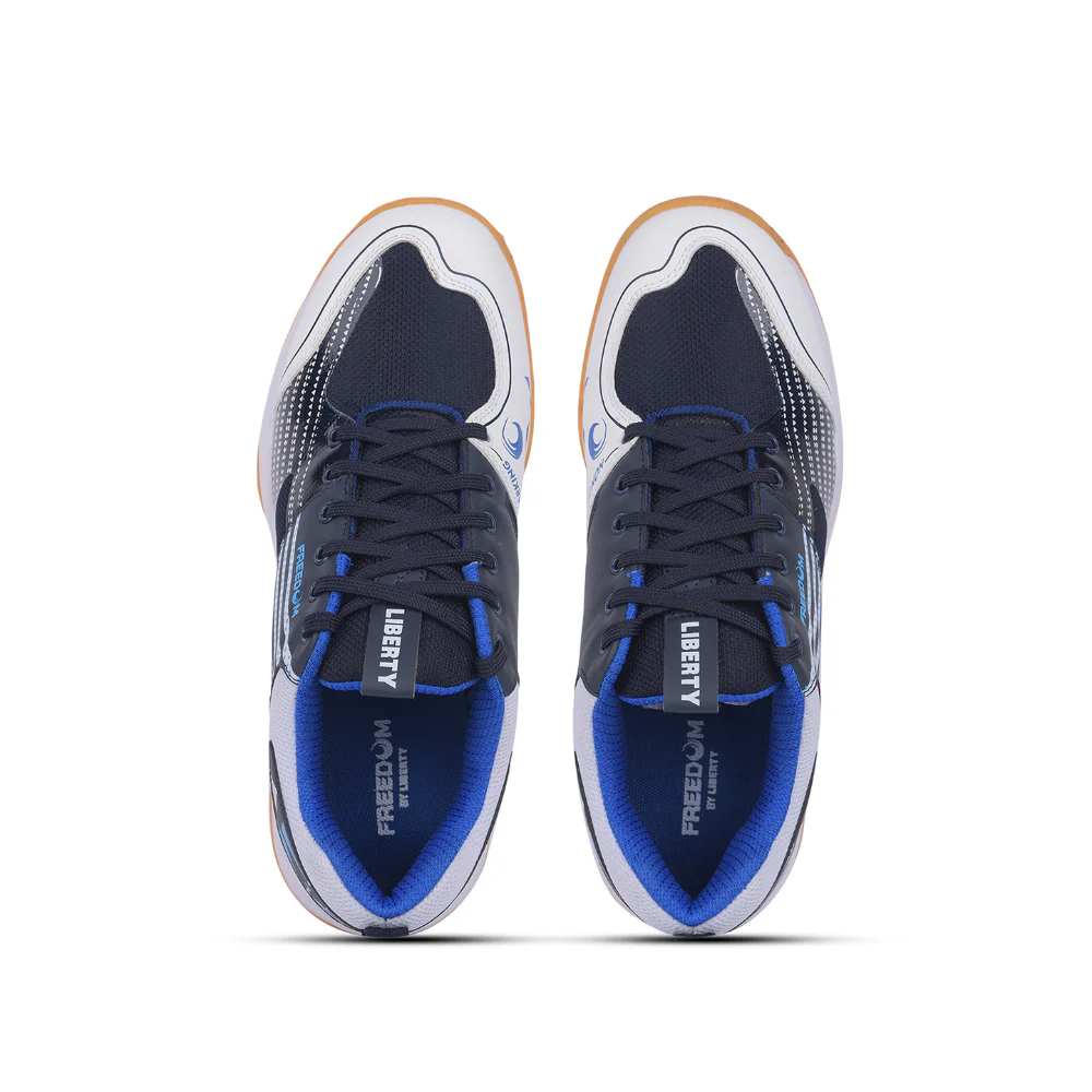 FREEDOM Sports Navy Blue Badminton & Pickleball Shoes For Men GRIPPER-02 By Liberty - Image 9