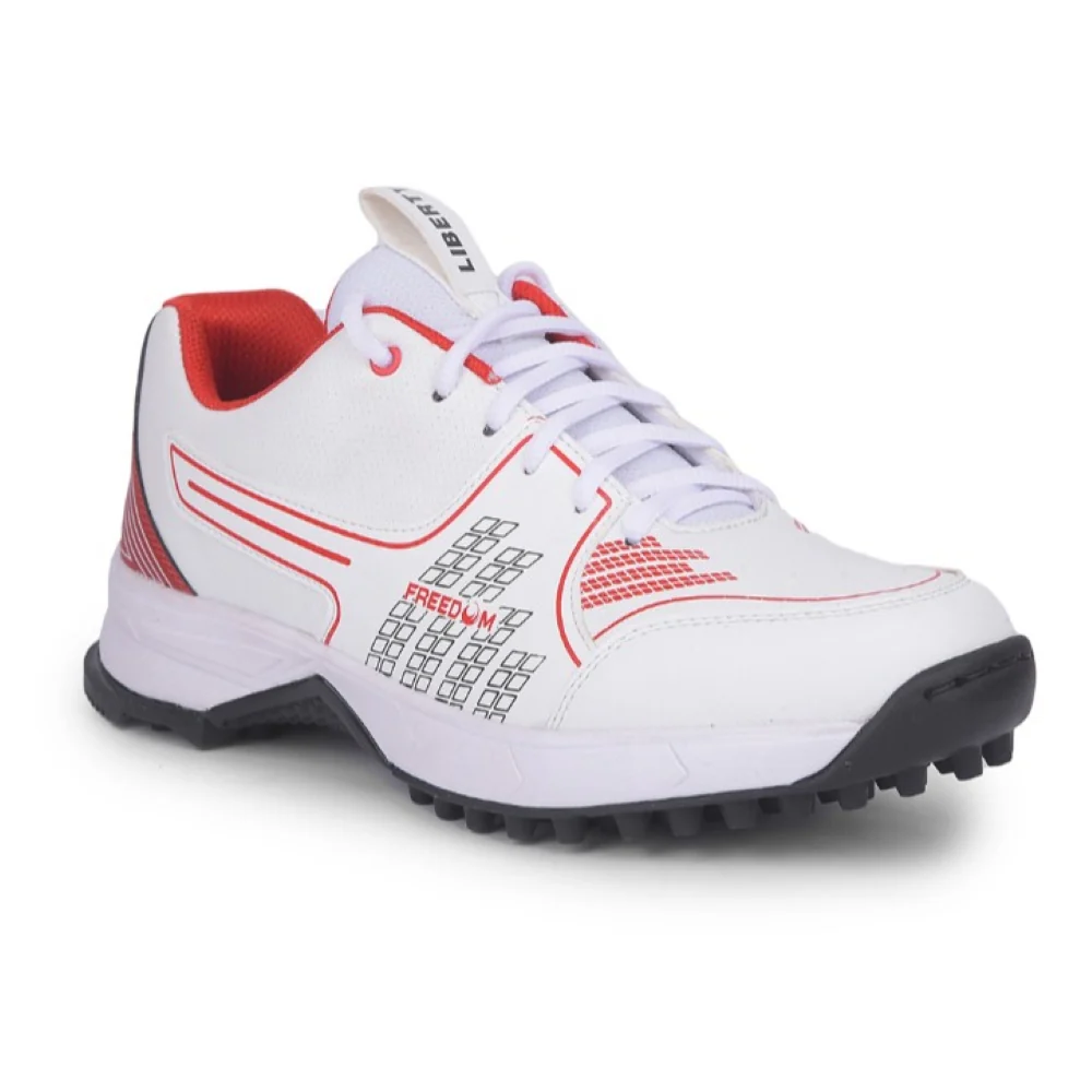 FREEDOM Sports Red Cricket Shoes For Men CRICSTAR01 By Liberty