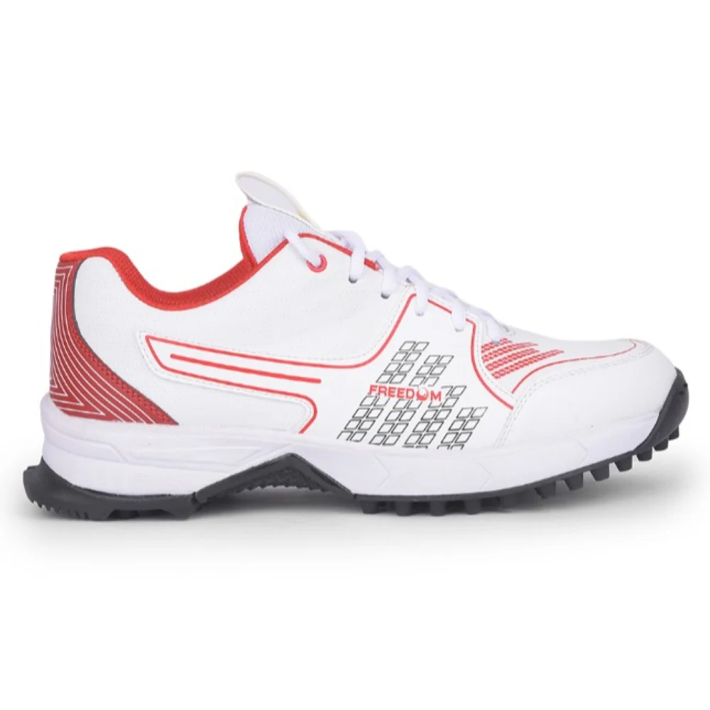 FREEDOM Sports Red Cricket Shoes For Men CRICSTAR01 By Liberty - Image 2