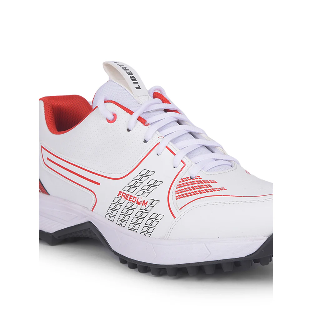 FREEDOM Sports Red Cricket Shoes For Men CRICSTAR01 By Liberty - Image 5