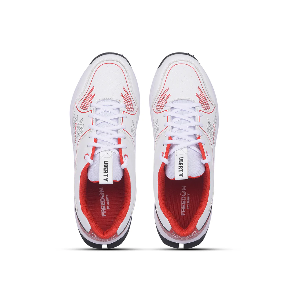 FREEDOM Sports Red Cricket Shoes For Men CRICSTAR01 By Liberty - Image 8