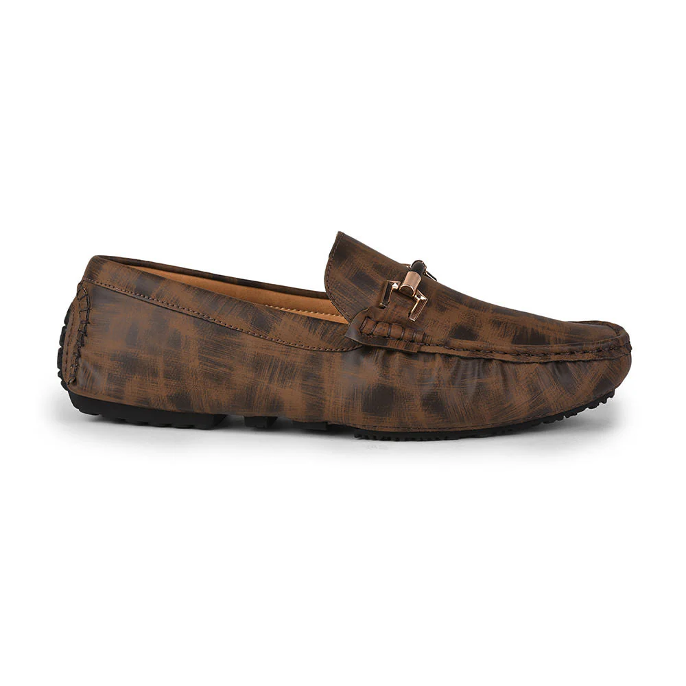 Gliders 2101-90 (Brown) Casual Slip on Loafers Shoes For Men By Liberty
