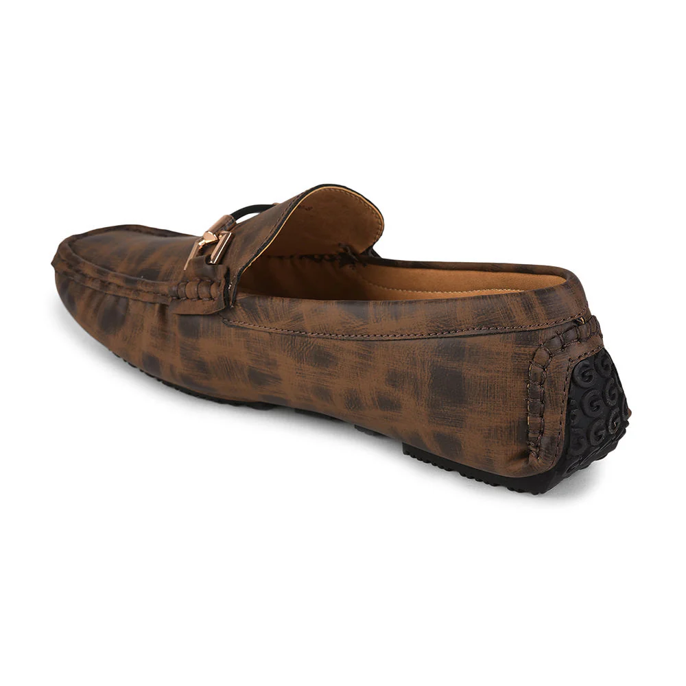 Gliders 2101-90 (Brown) Casual Slip on Loafers Shoes For Men By Liberty - Image 2