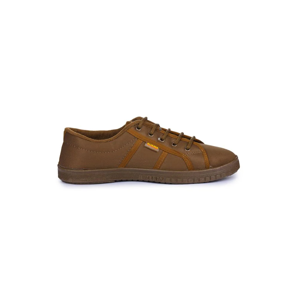 Gliders Beige Casual Lace Up Shoes For Men JUMPER-E By Liberty - Image 2