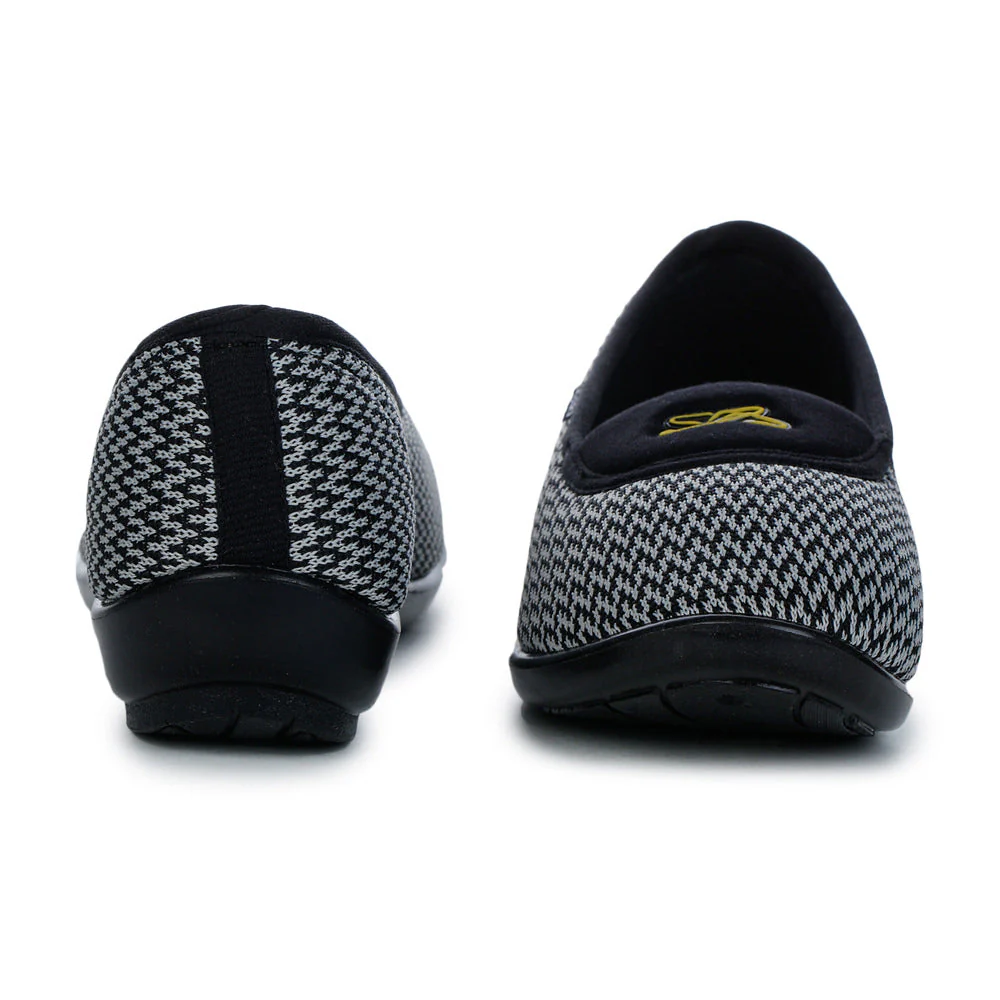 Gliders (Black) Casual Ballerina Shoes For Women ELENA-75 By Liberty - Image 3
