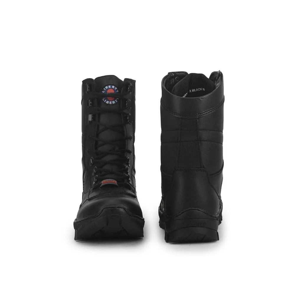 Gliders (Black) Casual Lace Up Shoes For Men PARABOOT-X By Liberty - Image 3