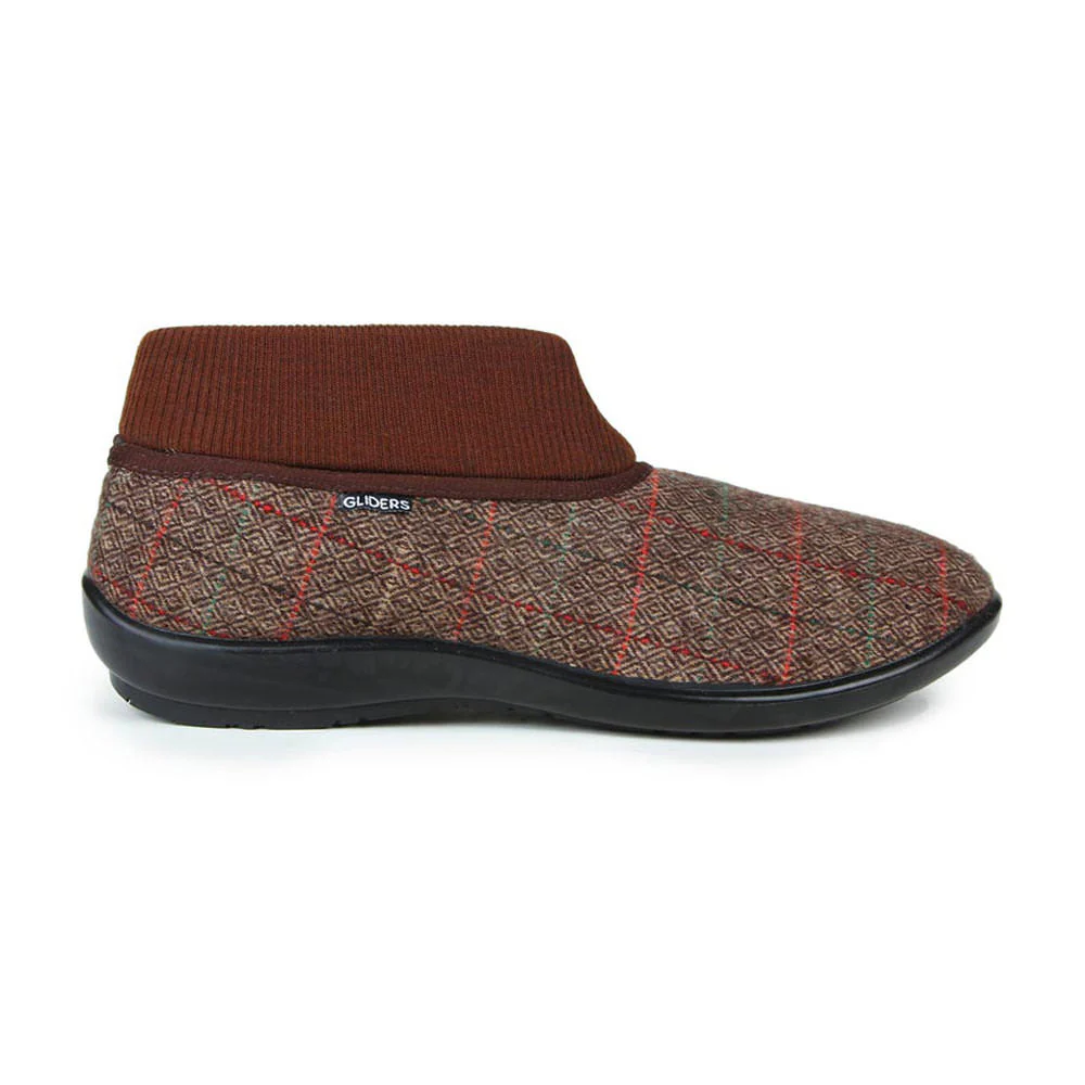 Gliders Brown Casual Ballerina Shoes For Women FB-007 By Liberty - Image 2