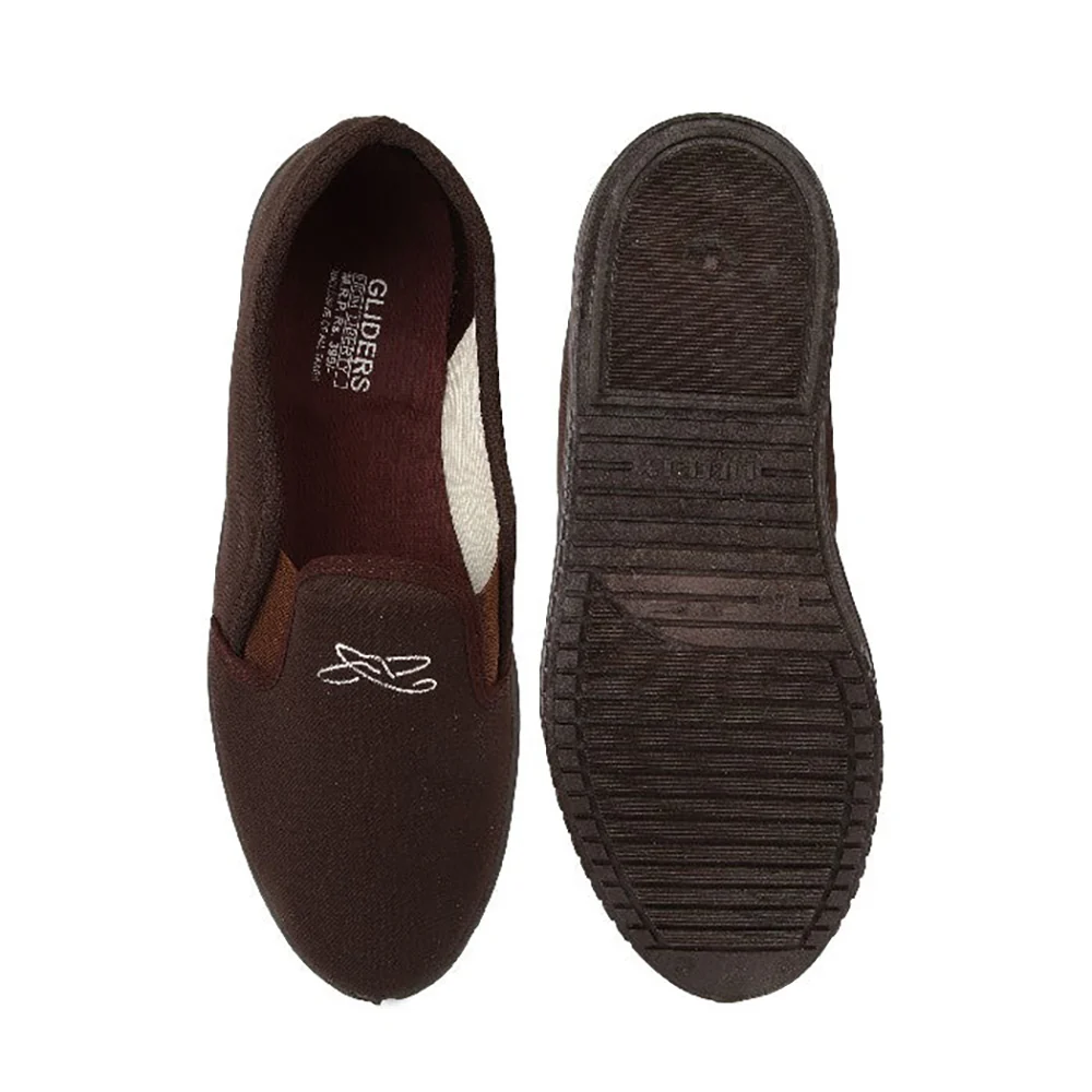 Gliders Casual Slip on Brown Moccasins Shoes For Men JOGGING-E By Liberty - Image 5