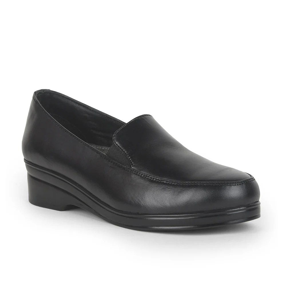 Gliders Formal Shoes Black Ballerina For Women 32332-02M By Liberty
