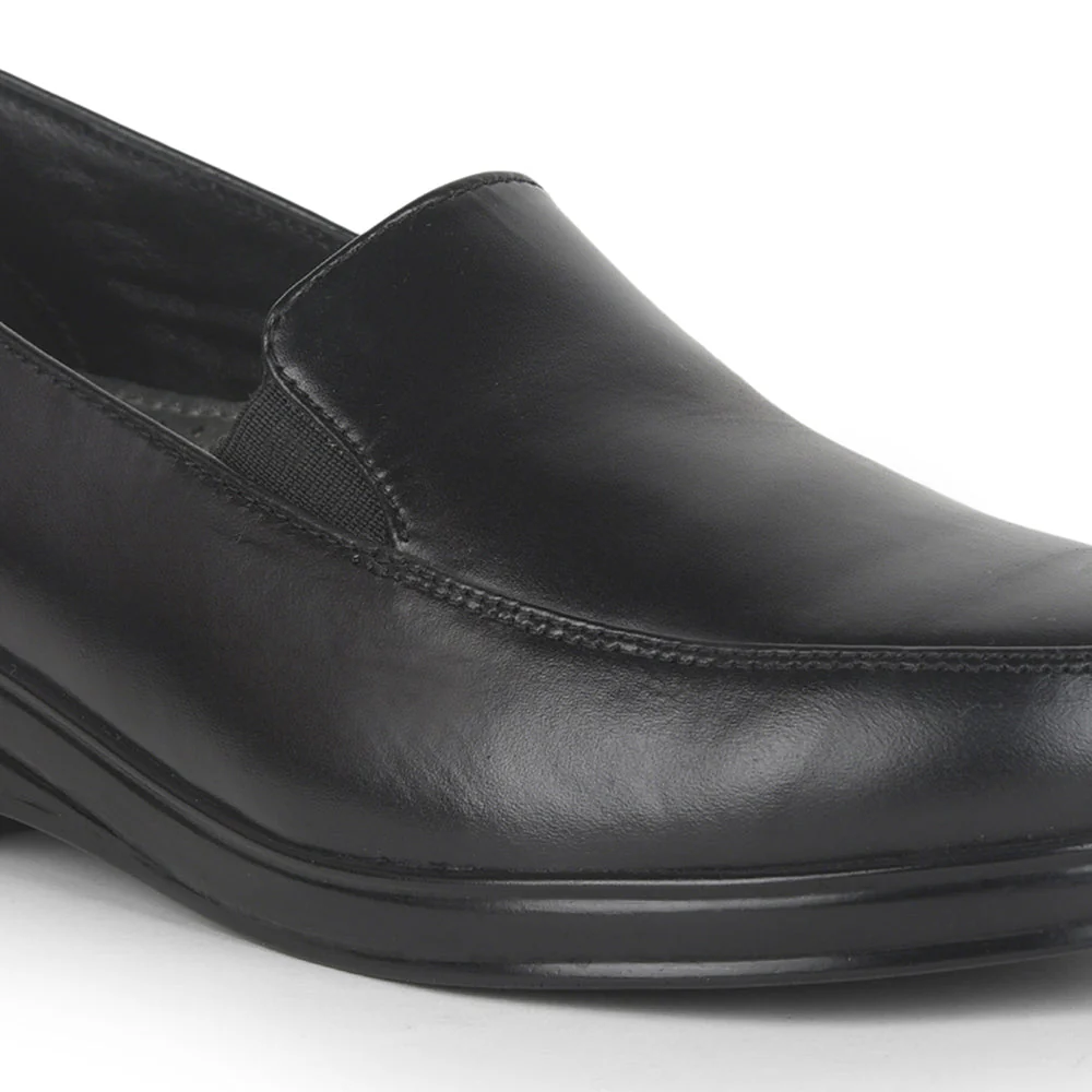 Gliders Formal Shoes Black Ballerina For Women 32332-02M By Liberty - Image 6