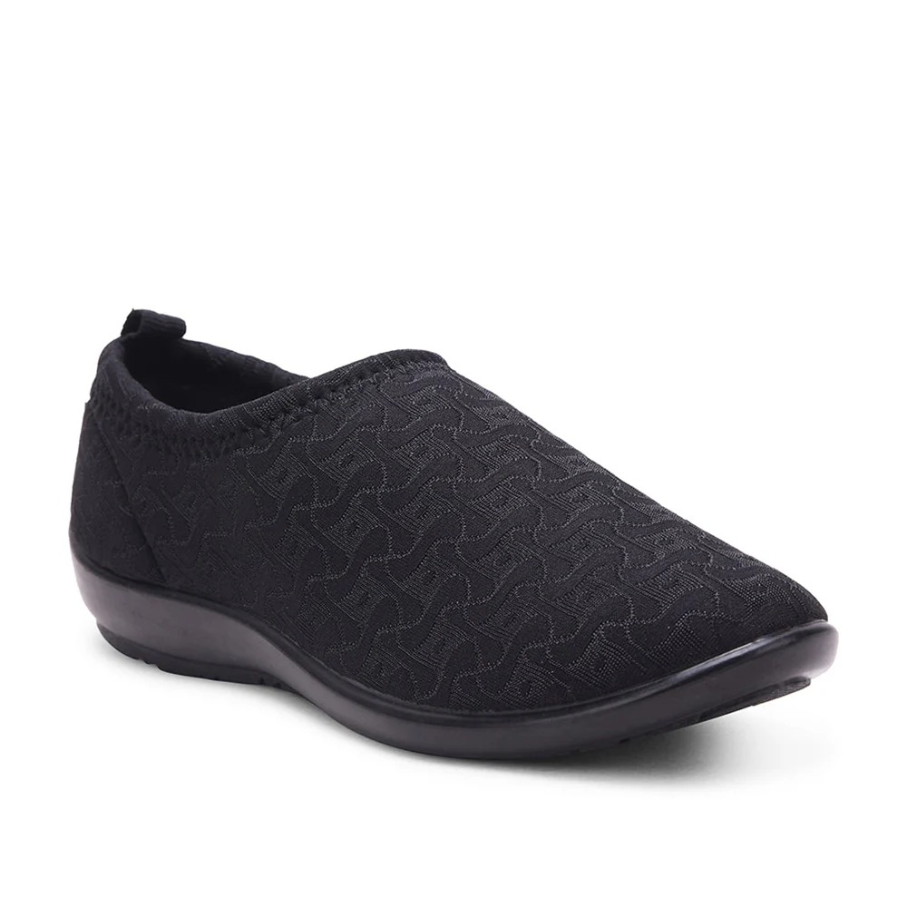 Gliders by Liberty Ladies MARINA-202 Black Casual Ballerina