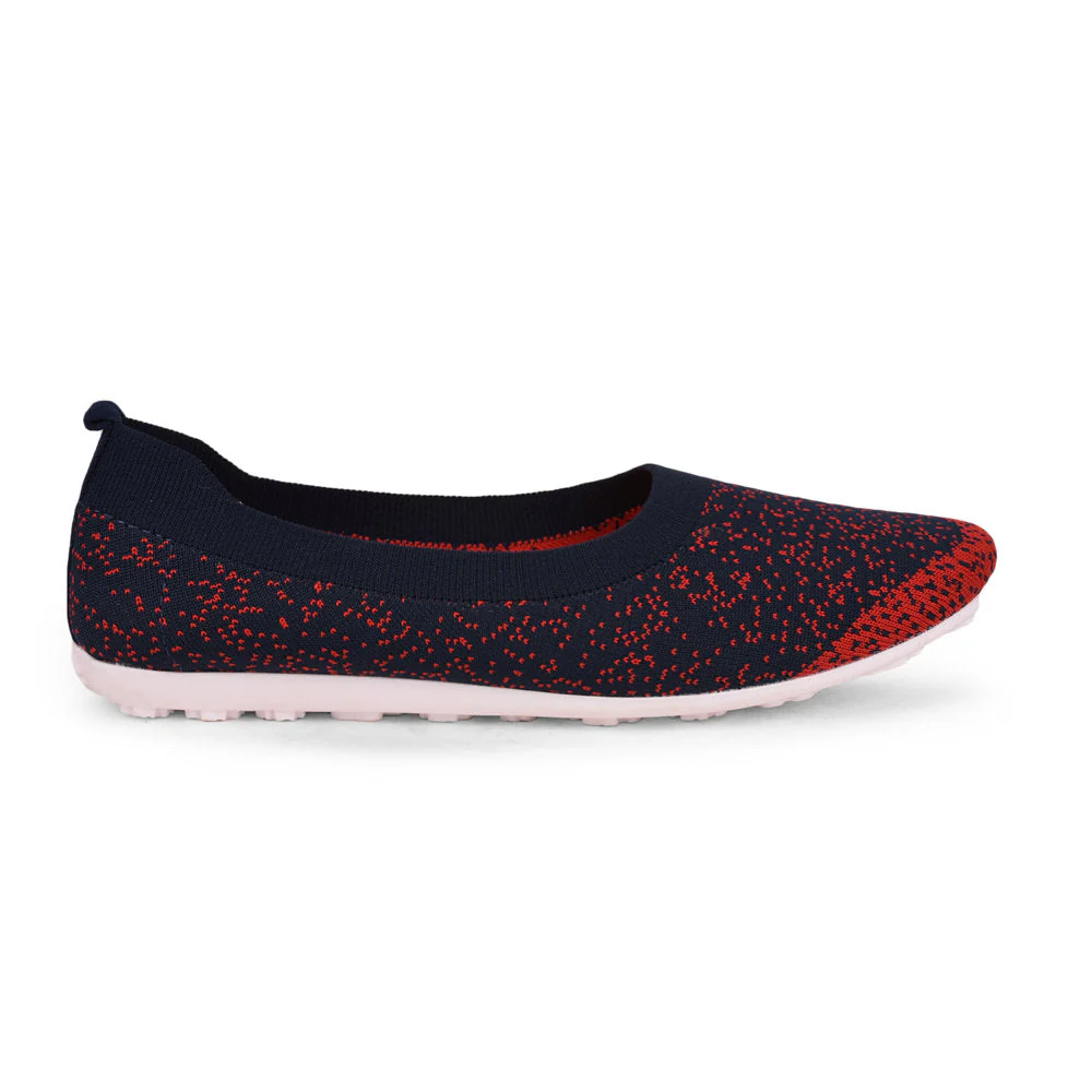 Gliders (Cherry) Casual Ballerina Shoes For Women PRETTY-21 By Liberty - Image 2