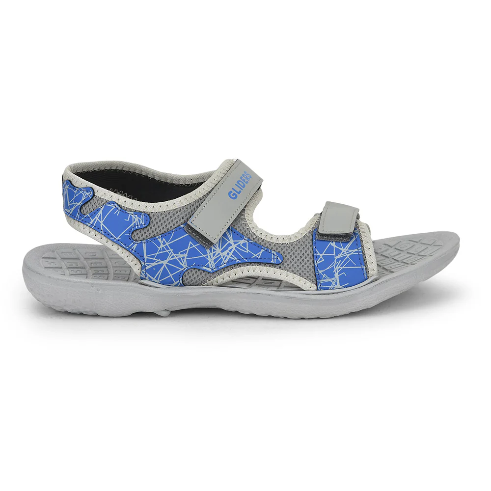 Gliders (Grey) Casual Sandals For Men JOCKEY-E By Liberty - Image 2