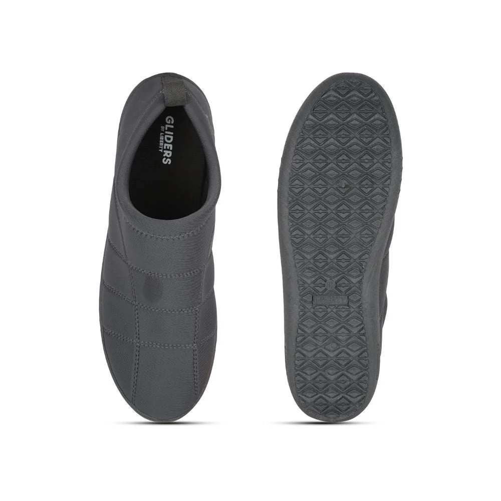 Gliders (Grey) Casual Slip on Shoes For Men HARVEY-901 By Liberty - Image 4