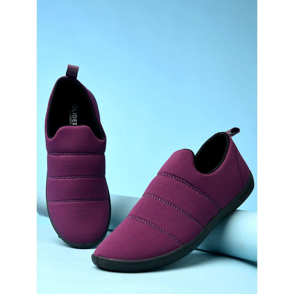 Gliders (Purple) Casual Slip on Shoes For Ladies Harvey-30 By Liberty - Image 3