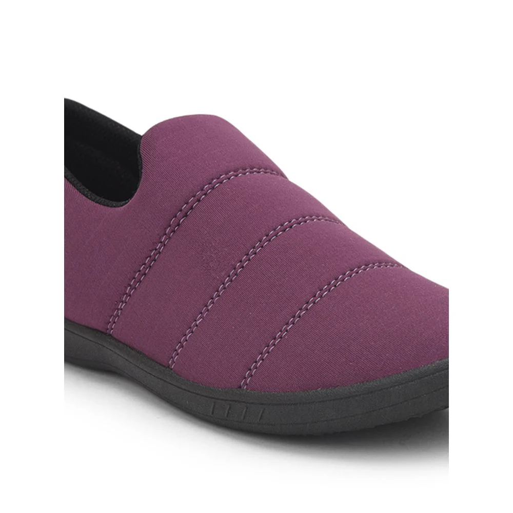Gliders (Purple) Casual Slip on Shoes For Ladies Harvey-30 By Liberty - Image 5