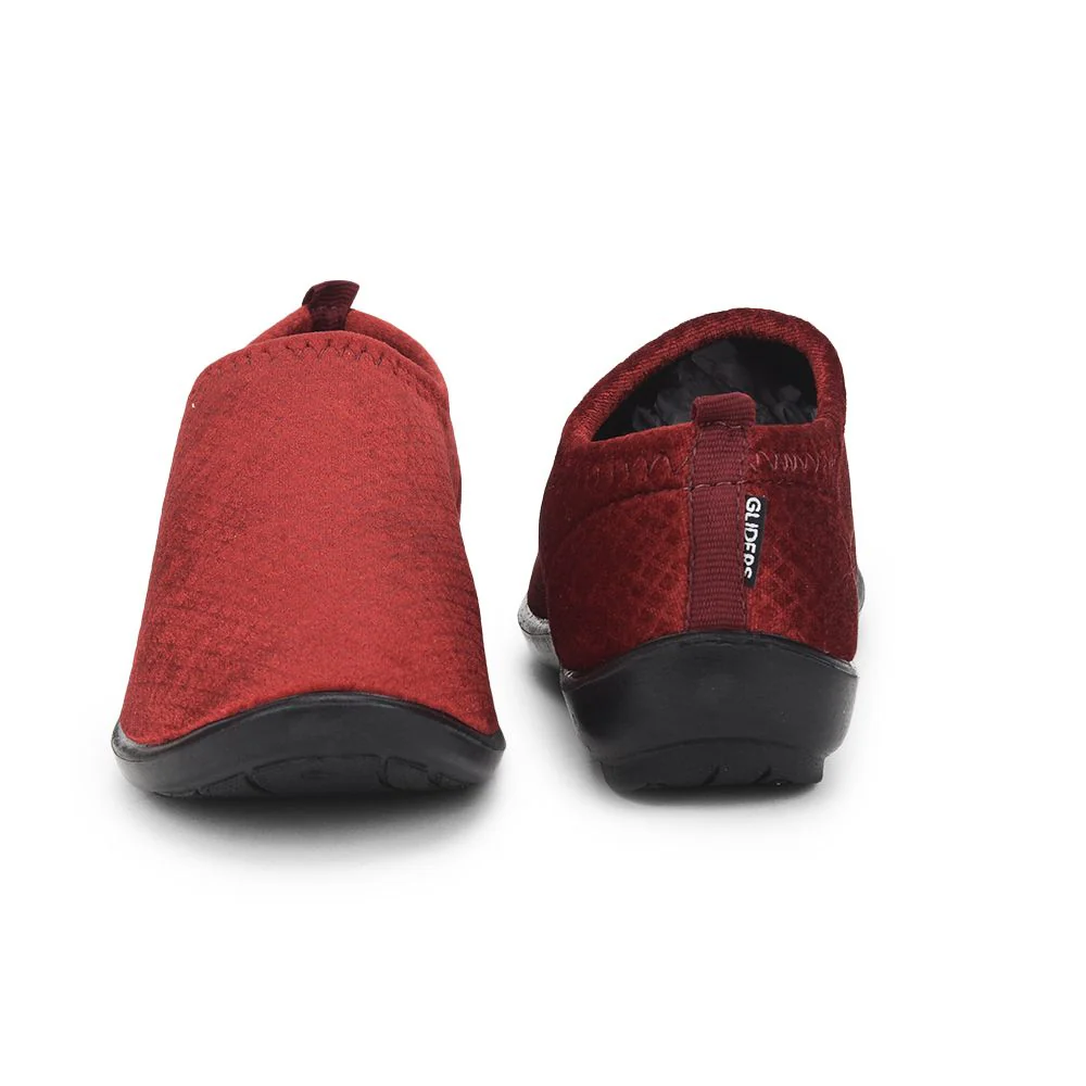 Gliders (Red) Casual Ballerina Shoes For Ladies Marina-162 By Liberty - Image 6