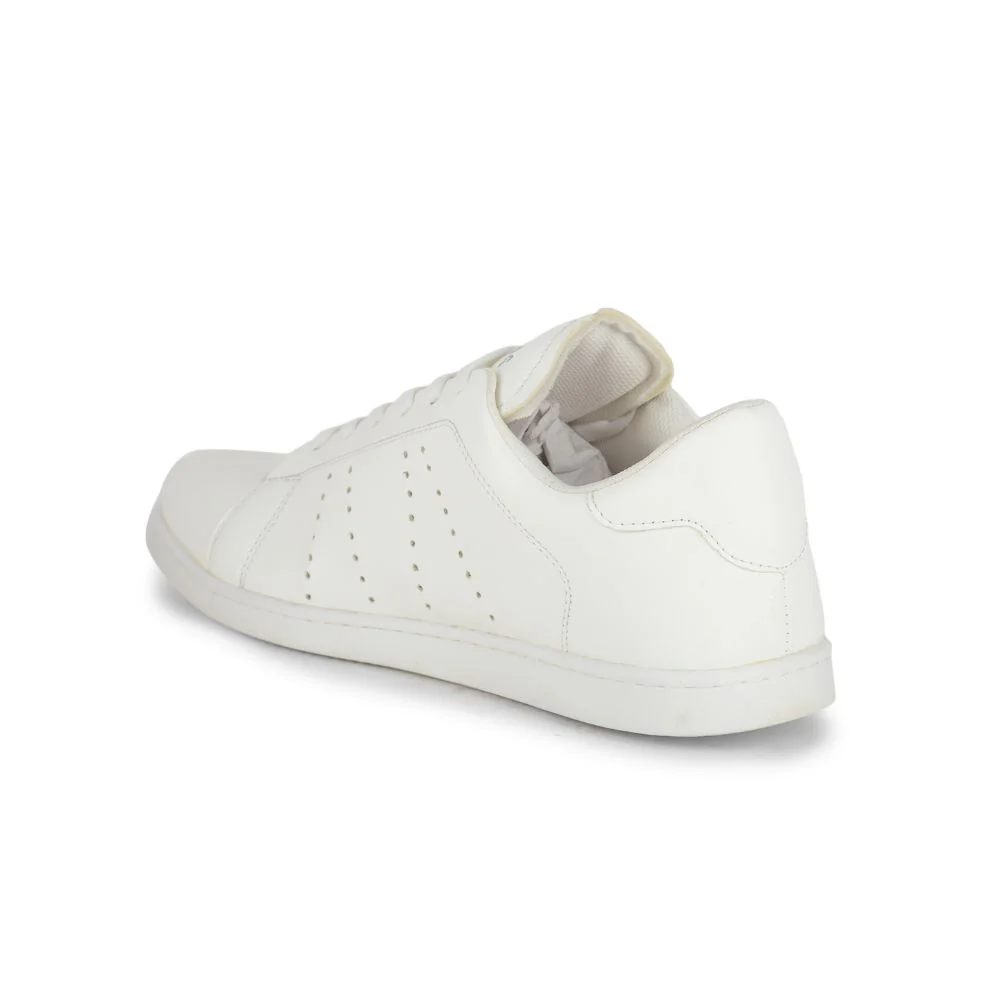 Gliders Casual White Lacing Sneakers For Men ANDERSON By Liberty - Image 5