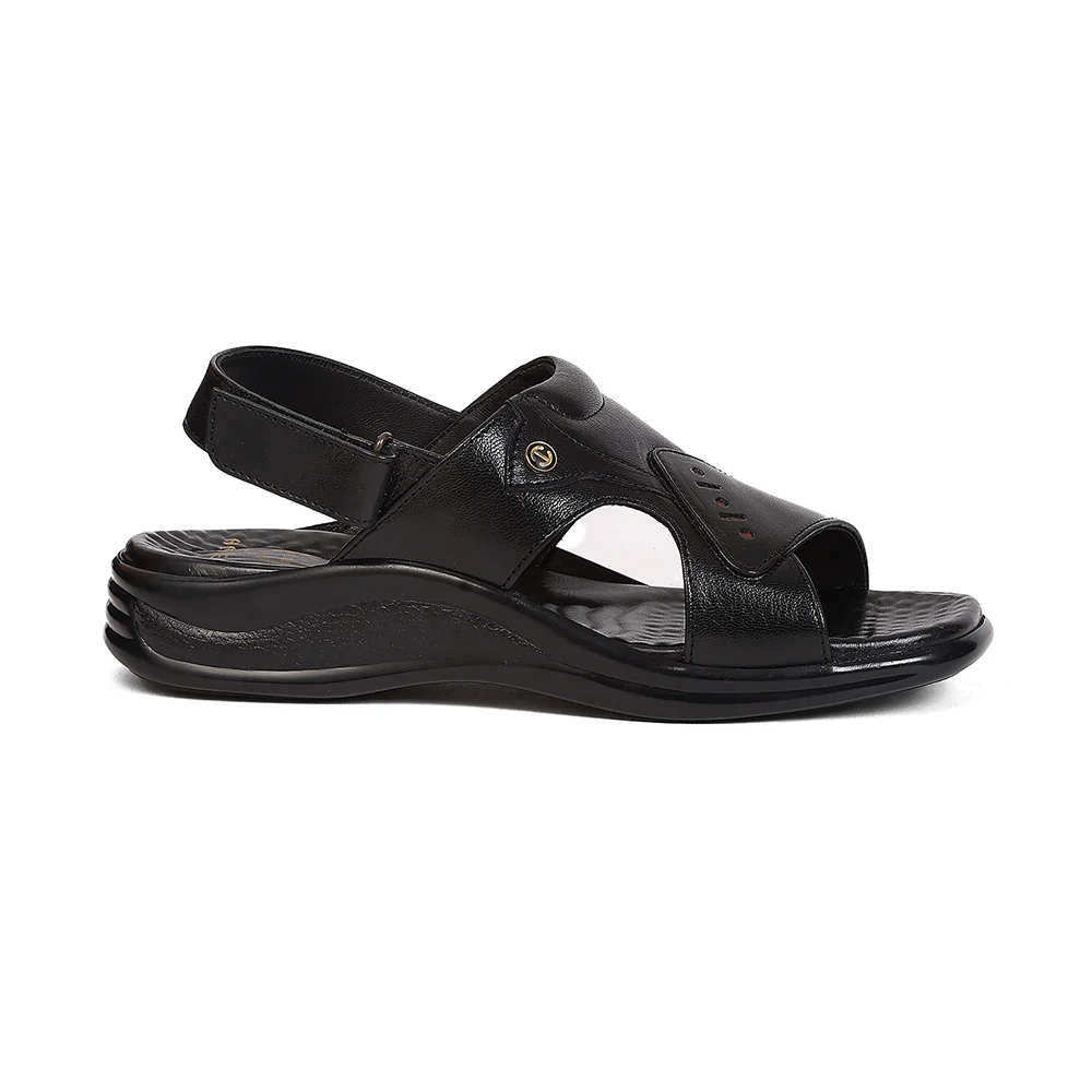Healers 2025-779 Black Casual Flat Sandal for Men By Liberty - Image 2