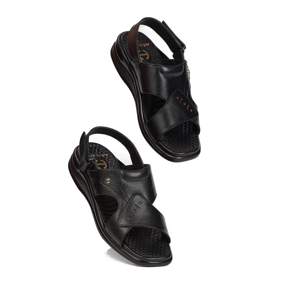 Healers 2025-779 Black Casual Flat Sandal for Men By Liberty - Image 5