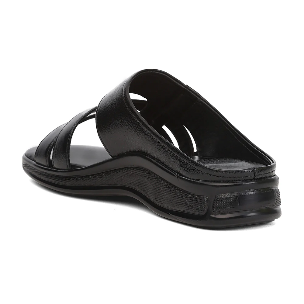 Healers 2050-774 Black Formal Slip on Slippers for Men by Liberty - Image 3
