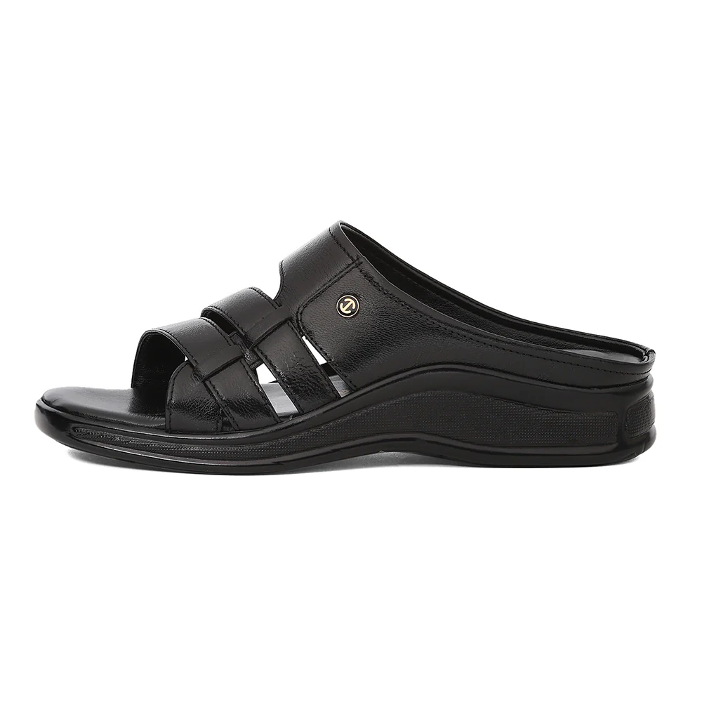 Healers 2050-774 Black Formal Slip on Slippers for Men by Liberty - Image 6