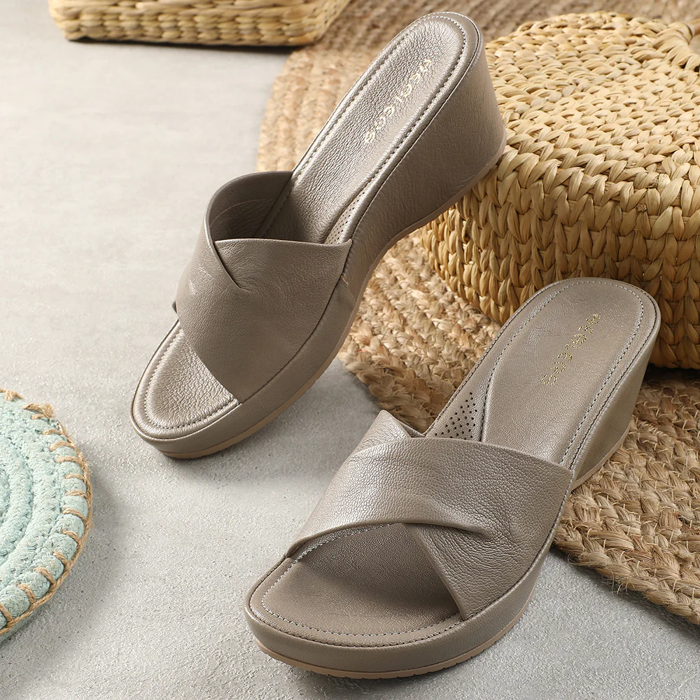 Healers Beige Casual Sandal For Women JD-33 By Liberty - Image 4