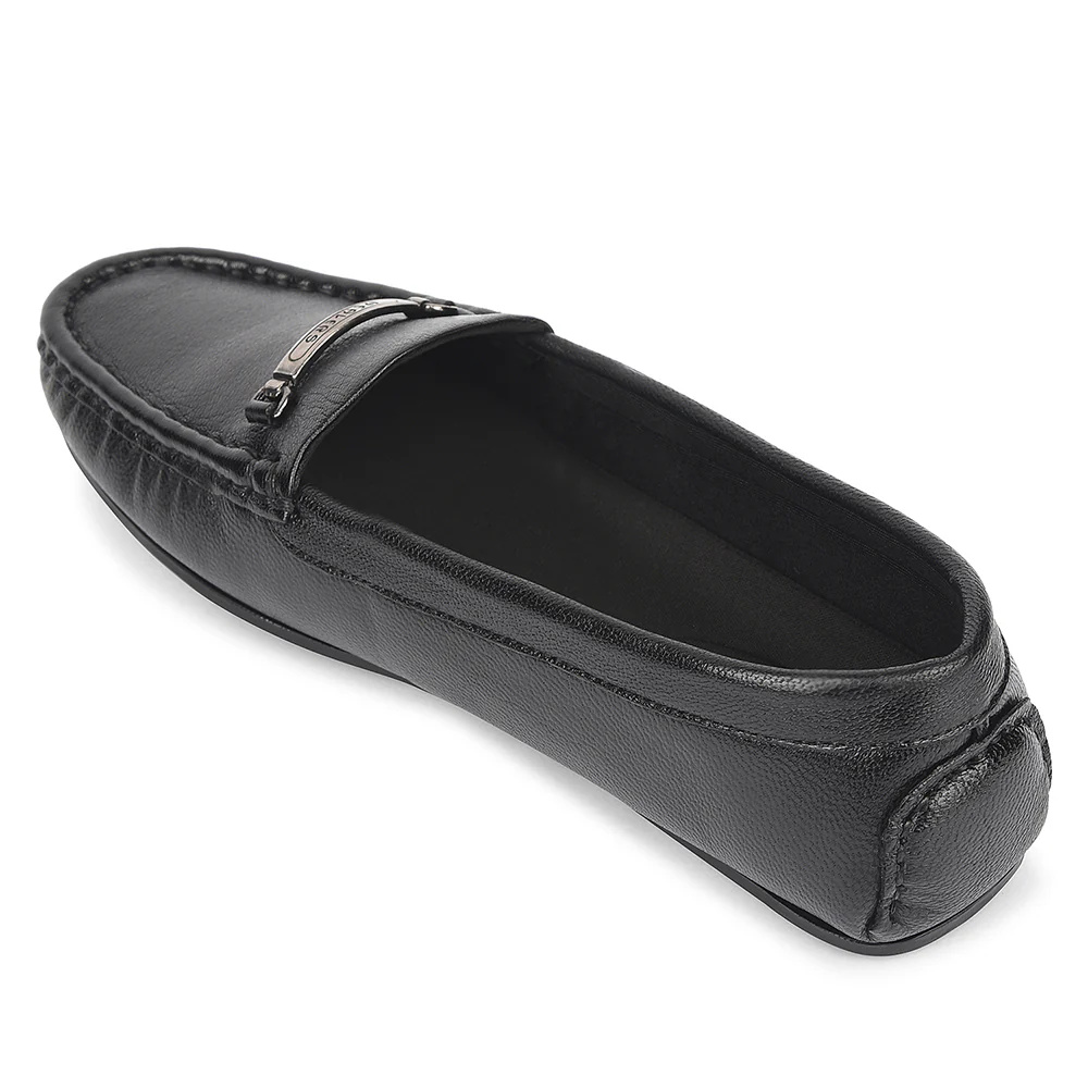 Healers Black Casual Ballerina For Women JJL-26 By Liberty - Image 5