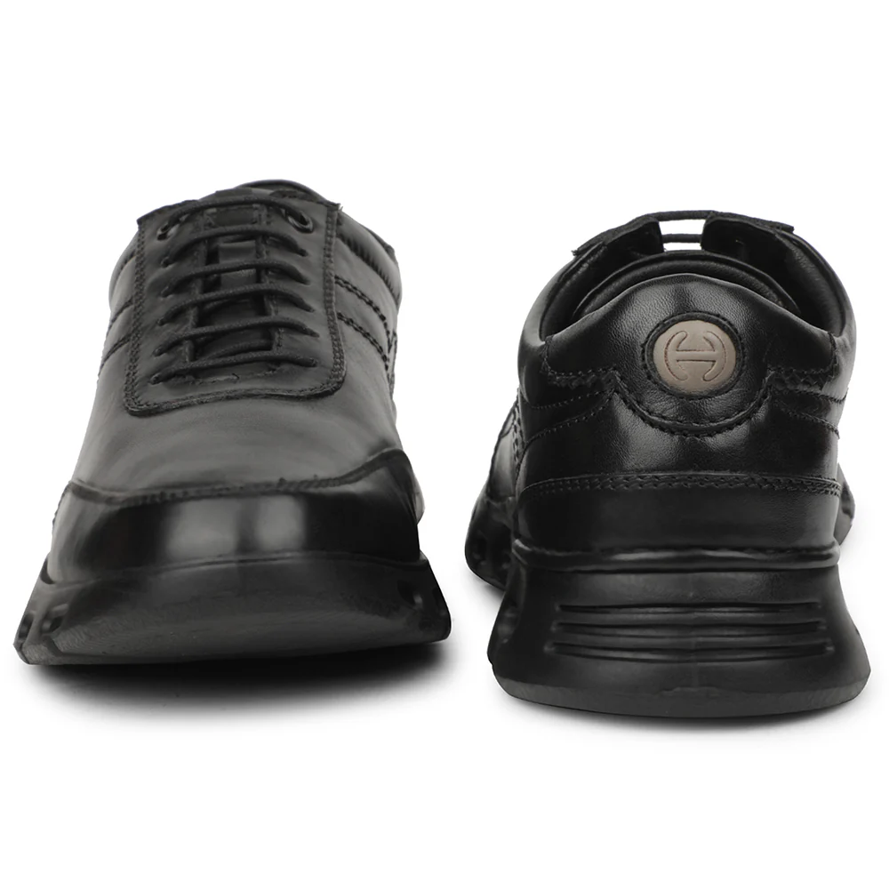 Healers Black Casual Formal Derby Shoes For Men ASF-1 By Liberty - Image 6