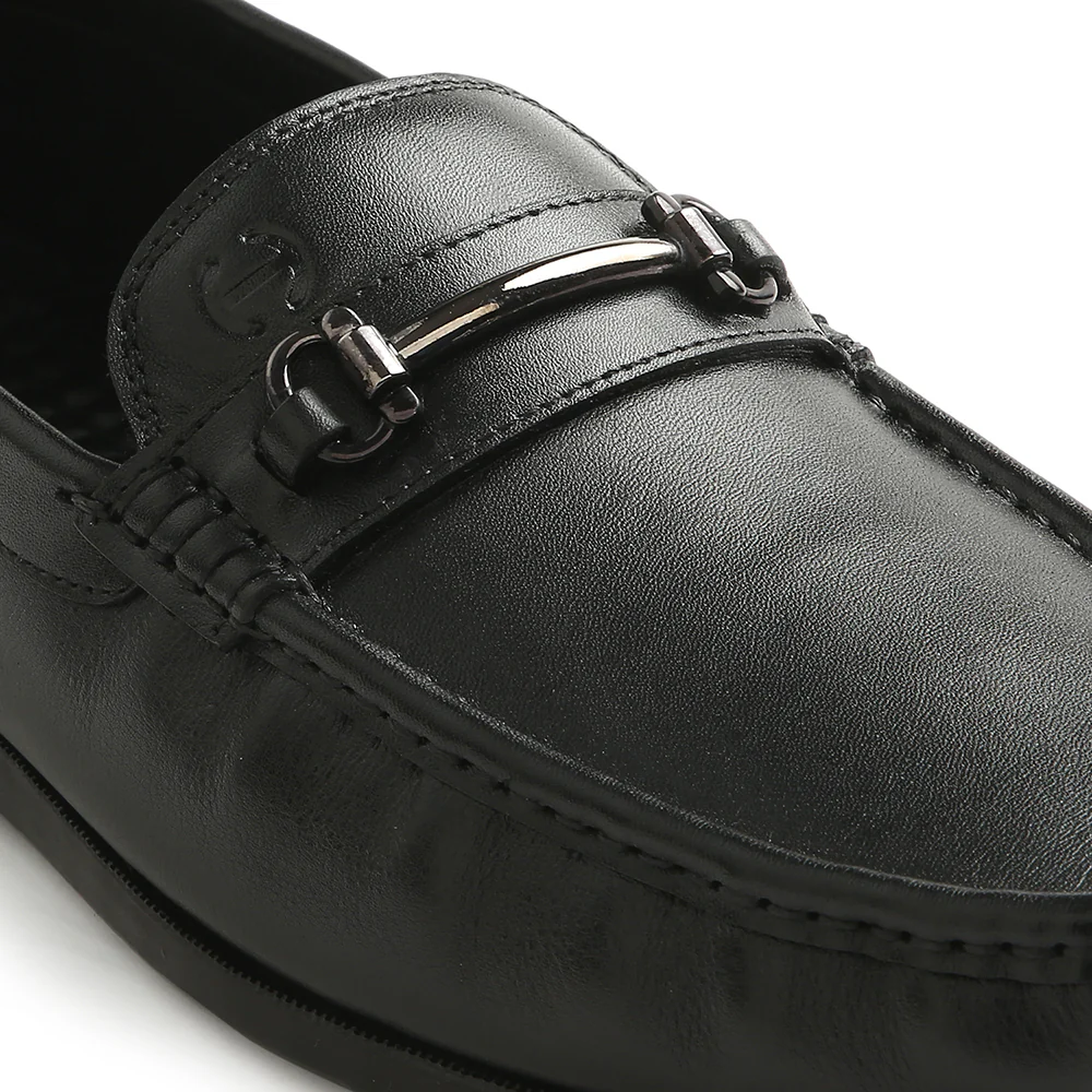Healers Black Casual Loafers For Men S201-01 By Liberty - Image 6