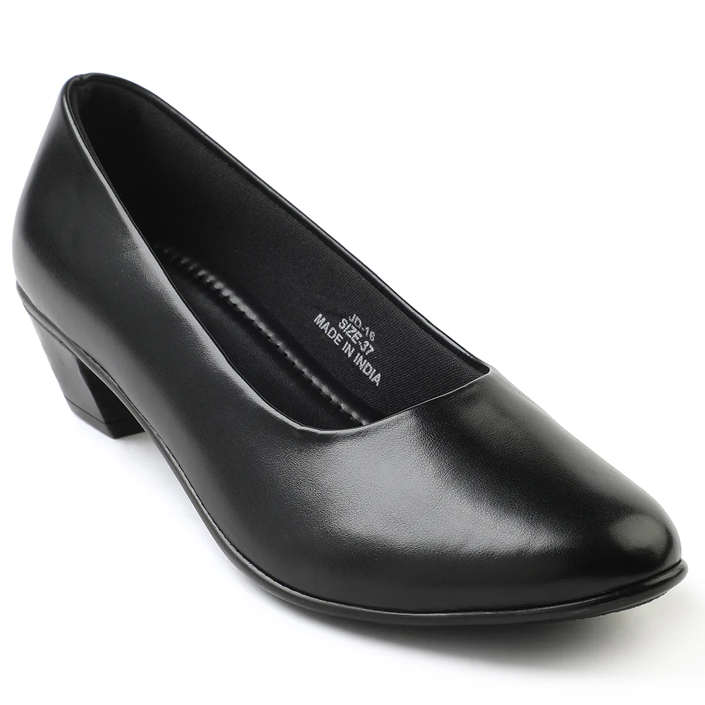 Healers Black Formal Ballerina Shoes For Women JD-16 By Liberty