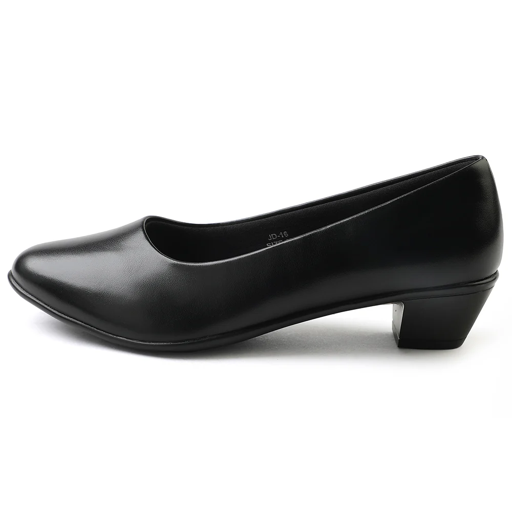 Healers Black Formal Ballerina Shoes For Women JD-16 By Liberty - Image 3