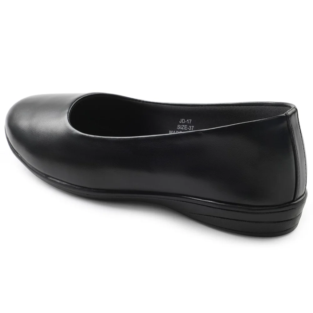 Healers Black Formal Ballerina Shoes For Women JD-17 By Liberty - Image 6