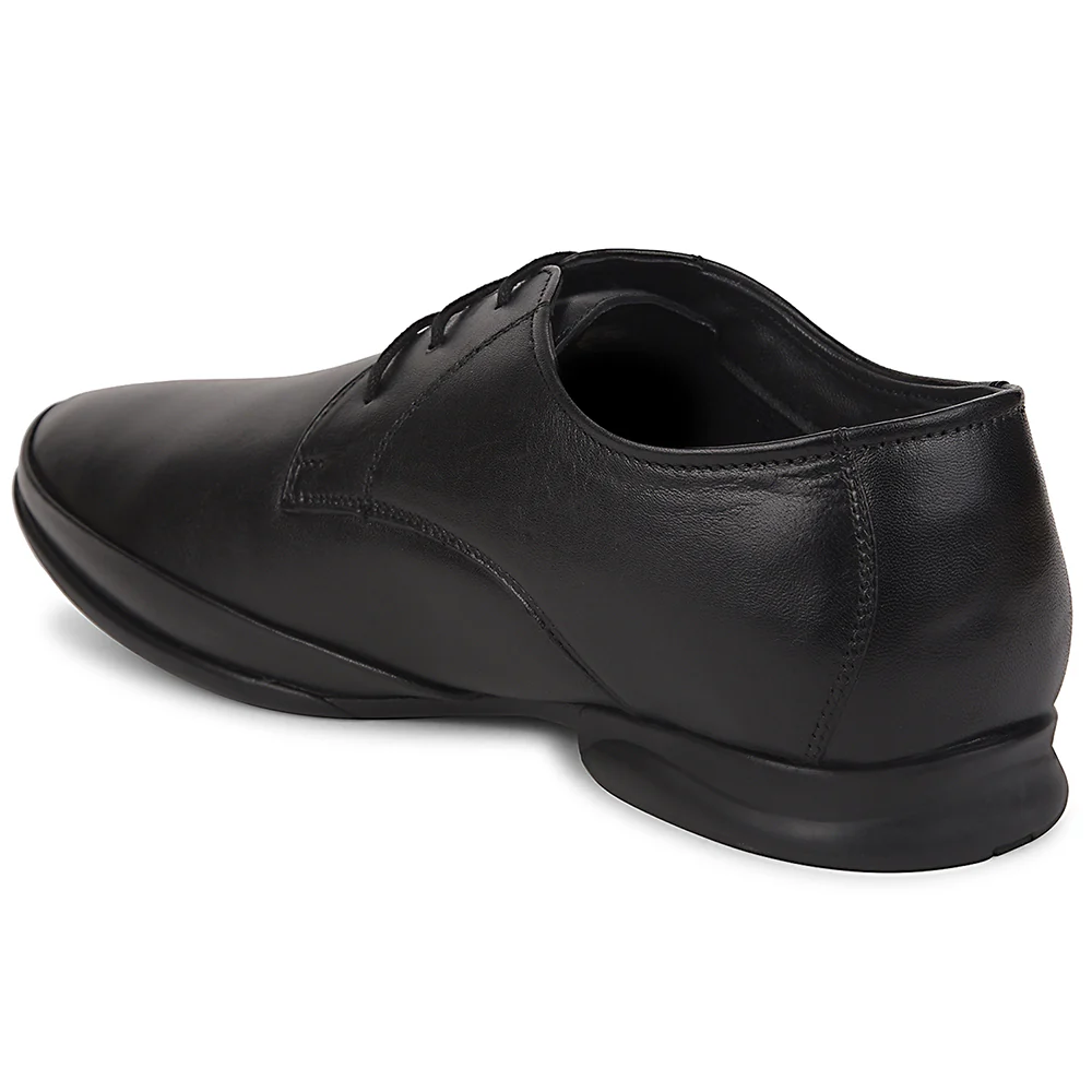 Healers Black Formal Lacing Derby Shoes For Men J757-02 By Liberty - Image 4