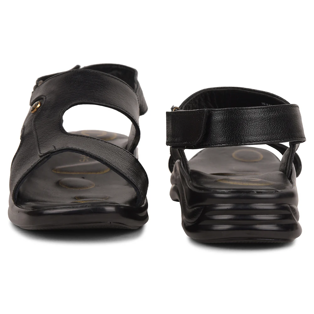 Healers Black Formal Sandal For Men 2013-120 By Liberty - Image 6