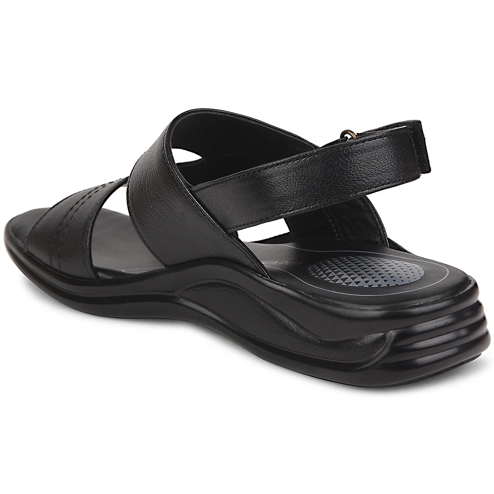 Healers Black Formal Sandal For Men 2013-123 By Liberty - Image 4