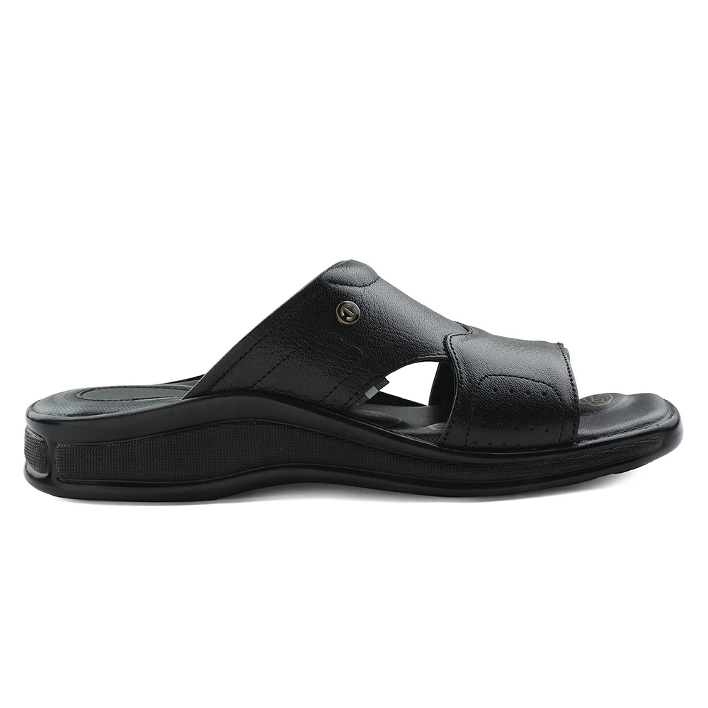 Healers Black Formal Sandal For Men 2050-617 By Liberty - Image 2