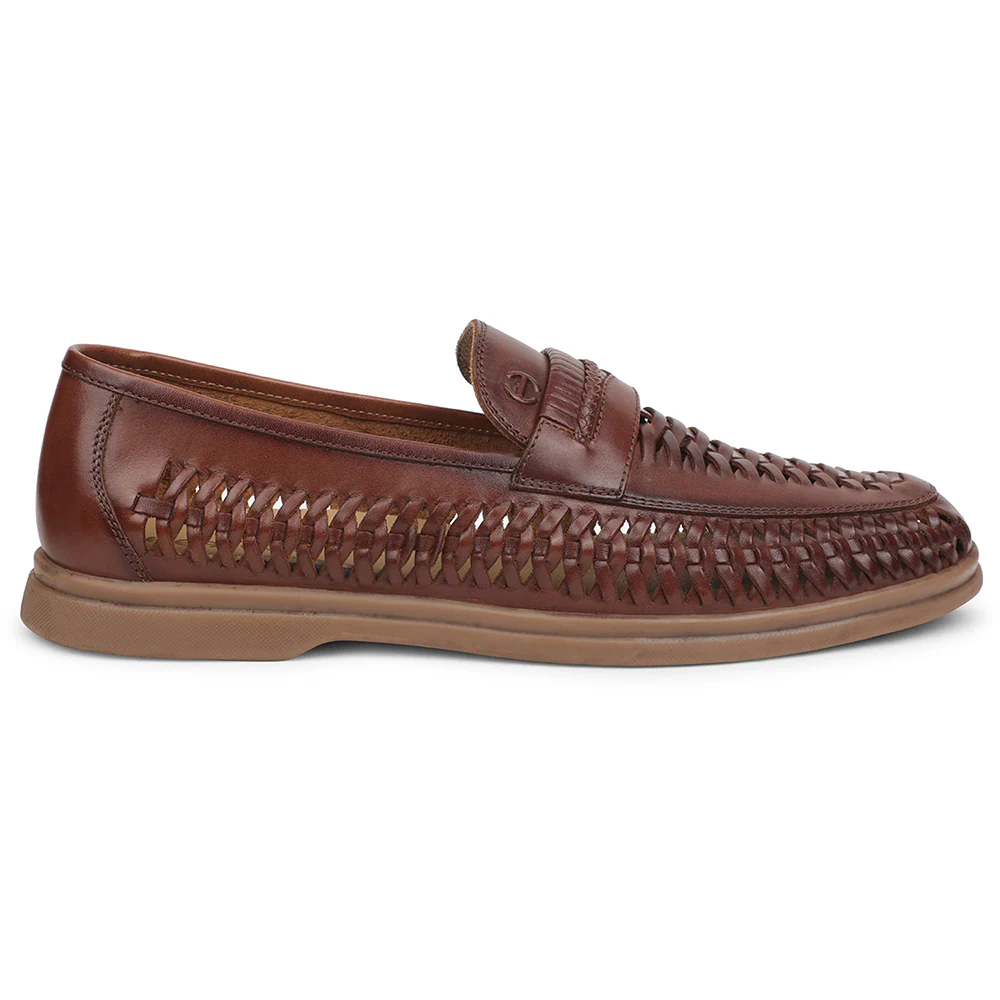 Healers Brown Casual Loafers For Men ASF-5 By Liberty - Image 2