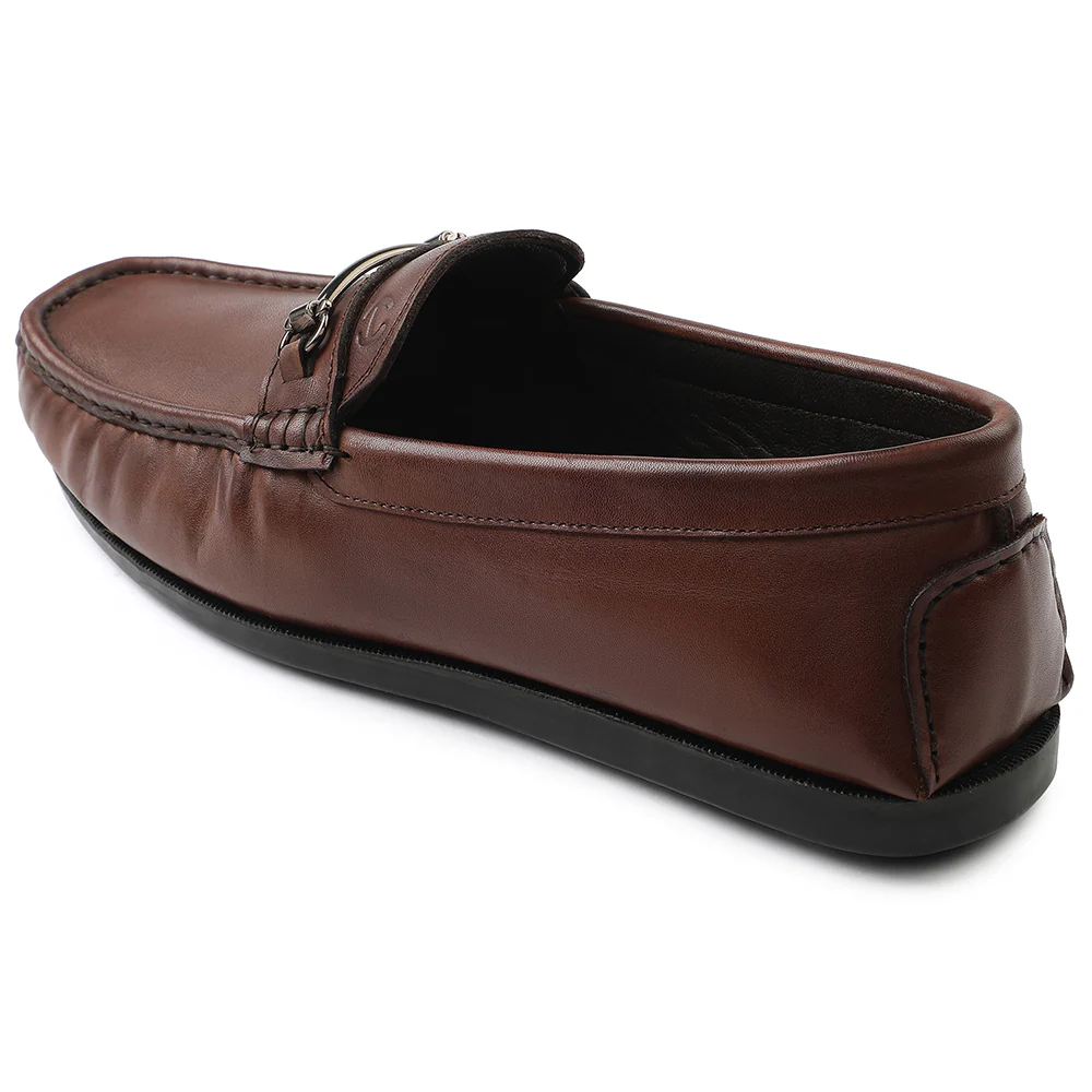 Healers Brown Casual Loafers For Men S201-01 By Liberty - Image 6
