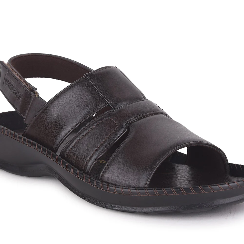 Healers Brown Casual Sandal For Men STARC-1E By Liberty - Image 6