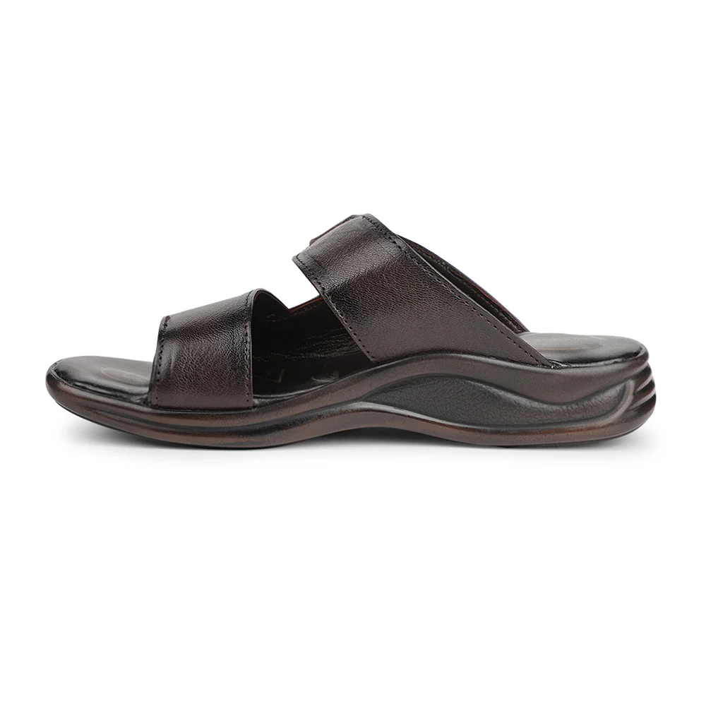 Healers Brown Casual Slipper For Men 2013-906 By Liberty - Image 3