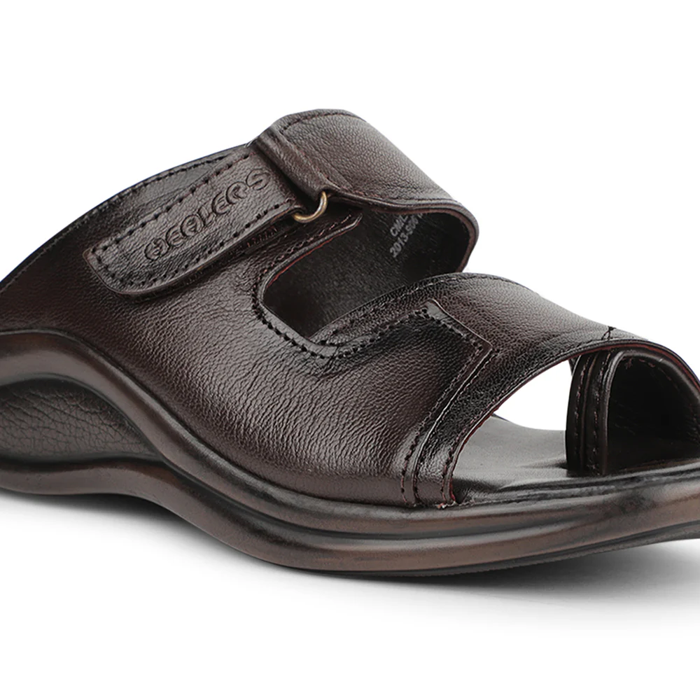 Healers Brown Casual Slipper For Men 2013-906 By Liberty - Image 4