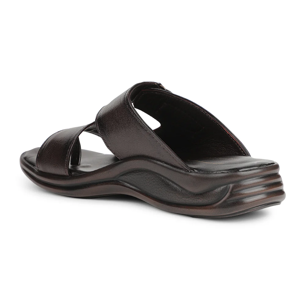 Healers Brown Casual Slipper For Men 2013-906 By Liberty - Image 5