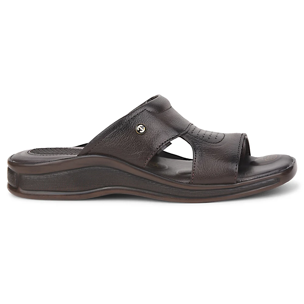 Healers Brown Casual Slipper For Men 2050-616 By Liberty - Image 2