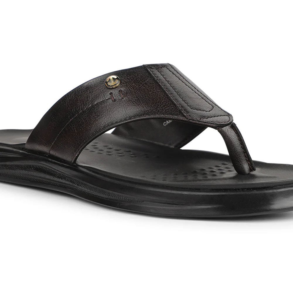 Healers Brown Casual Slipper For Men CAMMRY By Liberty - Image 4
