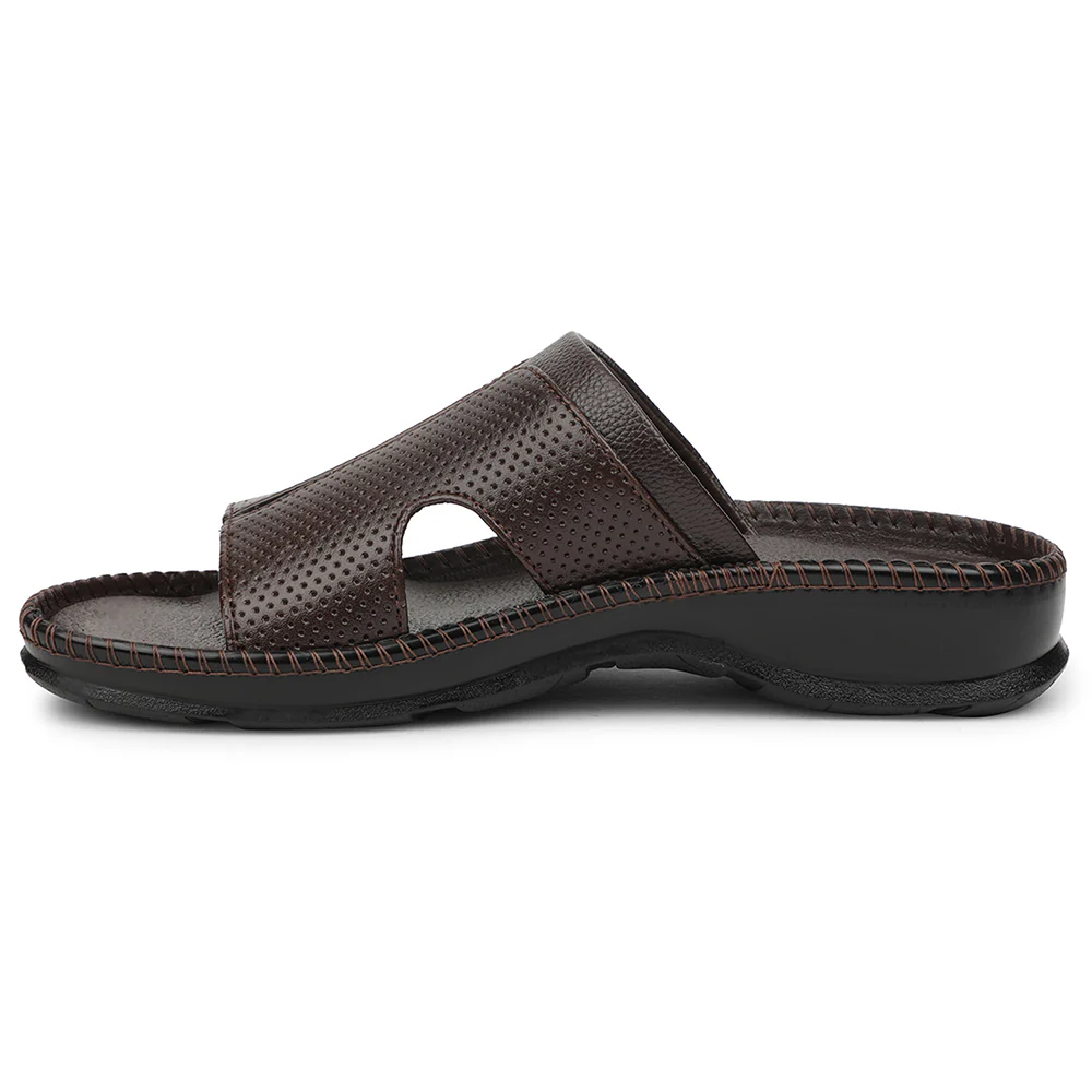 Healers Brown Casual Slipper For Men CSS-24 By Liberty - Image 3