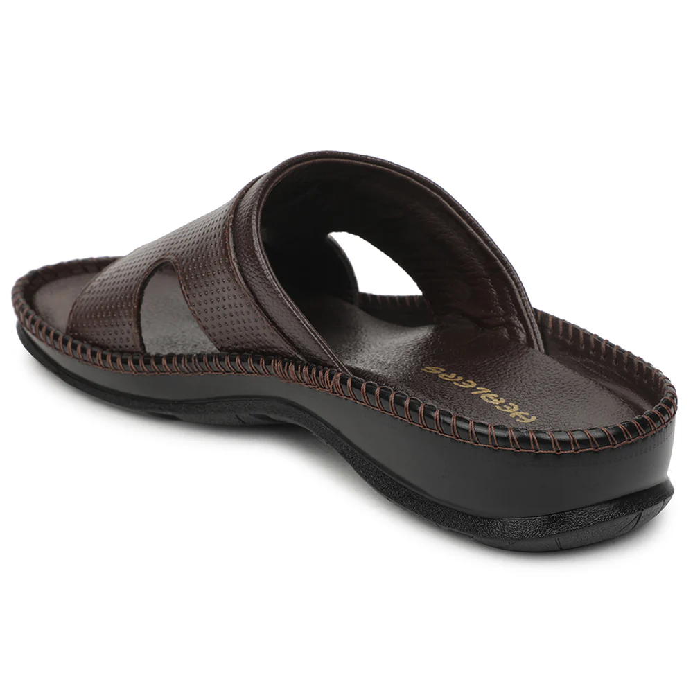 Healers Brown Casual Slipper For Men CSS-24 By Liberty - Image 5