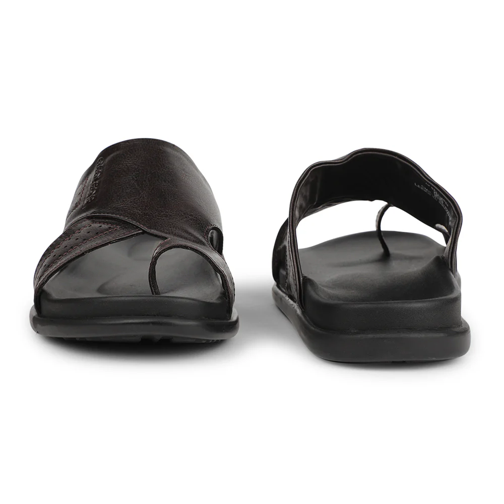 Healers Brown Casual Slipper For Men LEEKS-10 By Liberty - Image 6